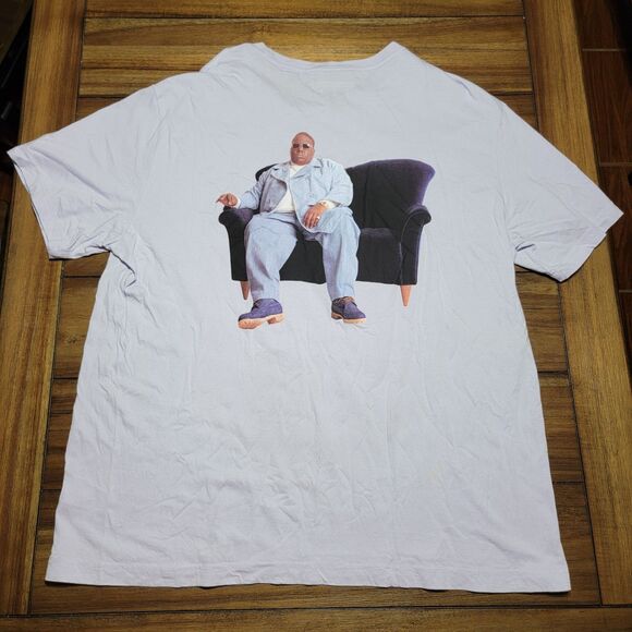 H&M The Notorious B.I.G. Graphic SS Lavender Tee - Size XXL* Regular Fit - Picture 2 of 7
